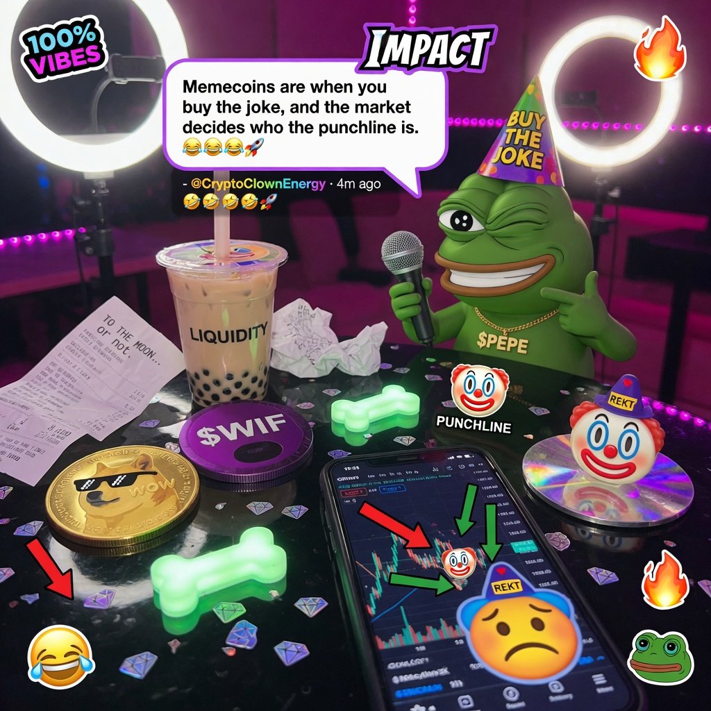 frameuh's tweet photo. Memecoins are when you buy the joke…

and the market decides who the punchline is. 🐸

#crypto #memecoins https://t.co/fZyrbct5Ju