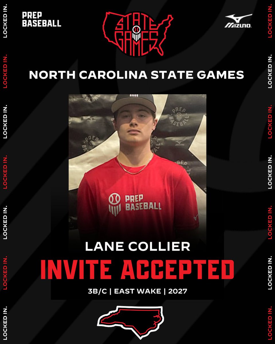 PrepBaseballNC's tweet photo. #LockedIn 😎 😎 These guys have officially accepted their invites to the first annual Tobacco Road State Games ⚾ 🇺🇸

We can't wait to see these guys show up and show out in August 💪 💪 

🔋 @Lane_Collier7 @KaidenCox_ @LukeDouglas704 @maddoxearnhardt https://t.co/wCvQ7162YC