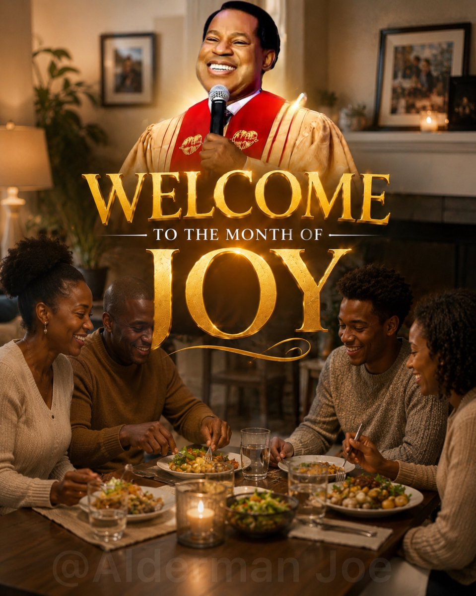AldermanjoeKing's tweet photo. Happy New Month of Joy!
Joy unspeakable, make sure you dine and wine 🍷  eat and be merry for the Lord has done great things for you! https://t.co/pvUGJxdFIw