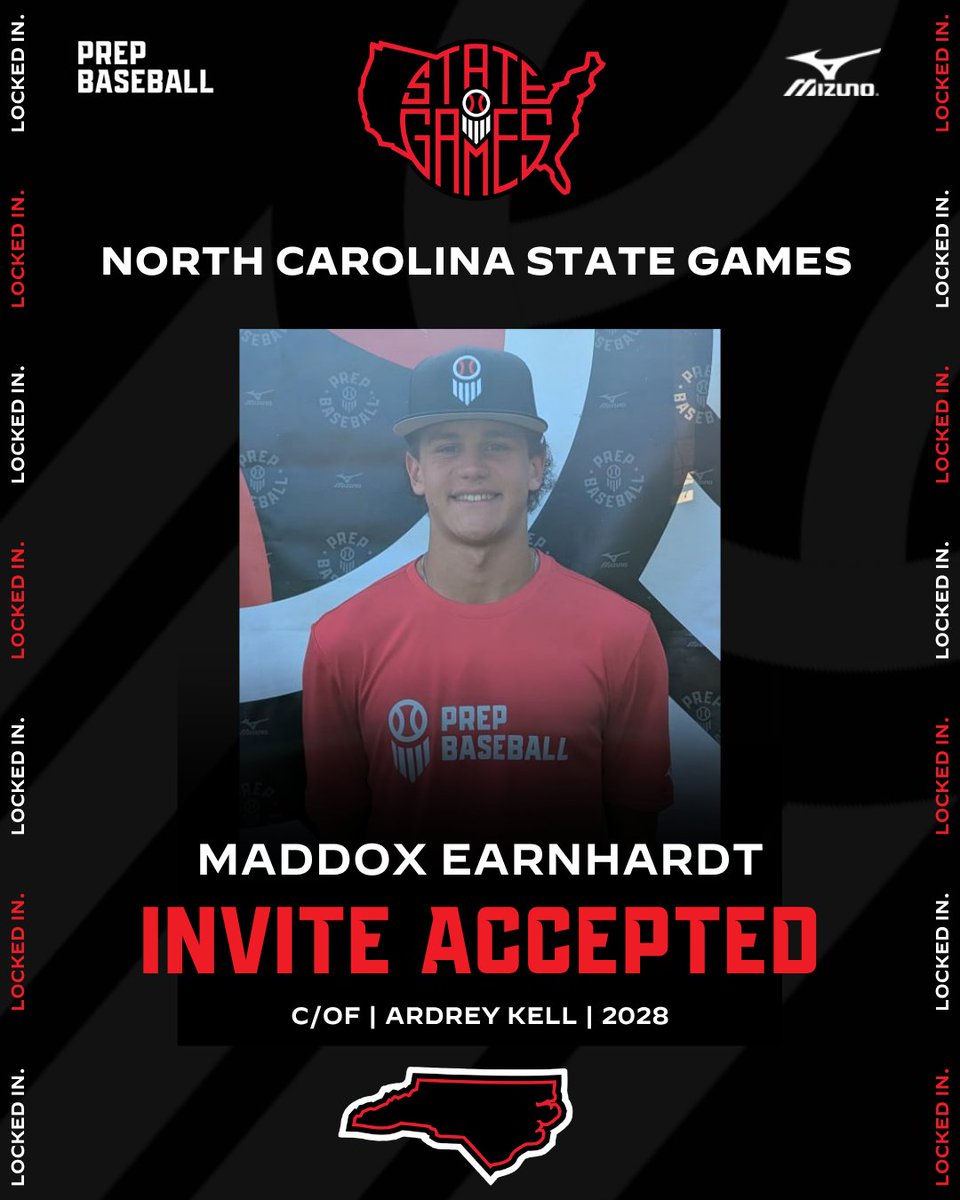 PrepBaseballNC's tweet photo. #LockedIn 😎 😎 These guys have officially accepted their invites to the first annual Tobacco Road State Games ⚾ 🇺🇸

We can't wait to see these guys show up and show out in August 💪 💪 

🔋 @Lane_Collier7 @KaidenCox_ @LukeDouglas704 @maddoxearnhardt https://t.co/wCvQ7162YC