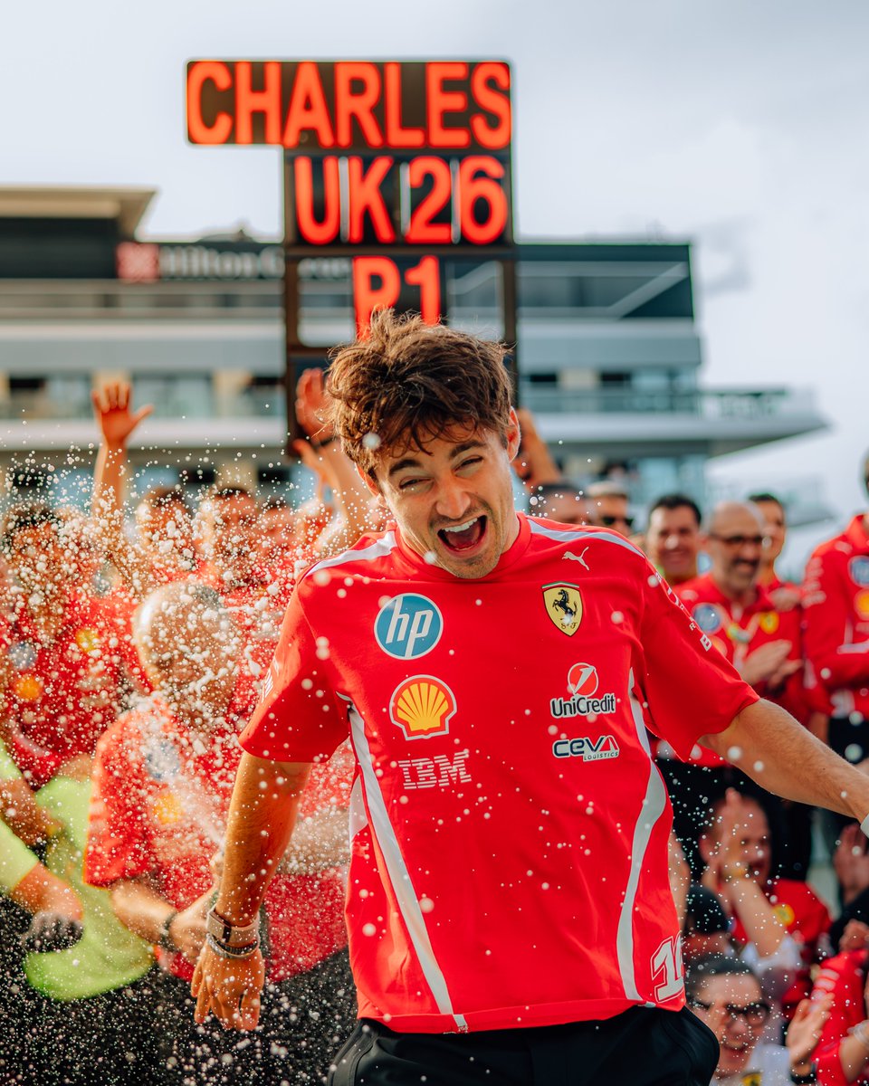 F1's tweet photo. Fred never misses 🍾🤣

#F1 #BritishGP @ScuderiaFerrari https://t.co/WxtxAel2lp