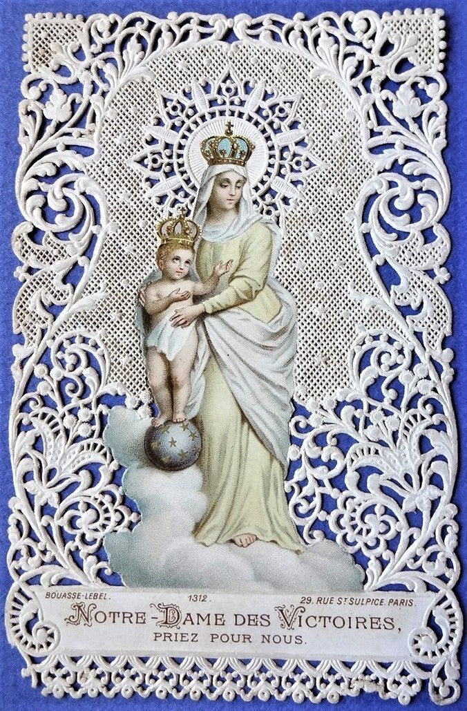 FiatLuxGenesis's tweet photo. Our Lady of Victory, pray for us!

Late 19th/early 20th century Holy card https://t.co/zCyjbUo3ur