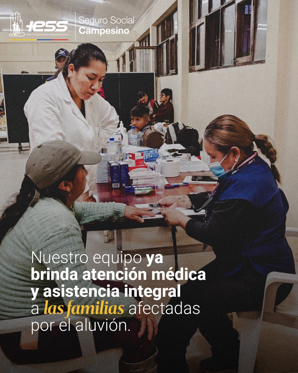 Seguro Social Campesino del IESS. tweet media