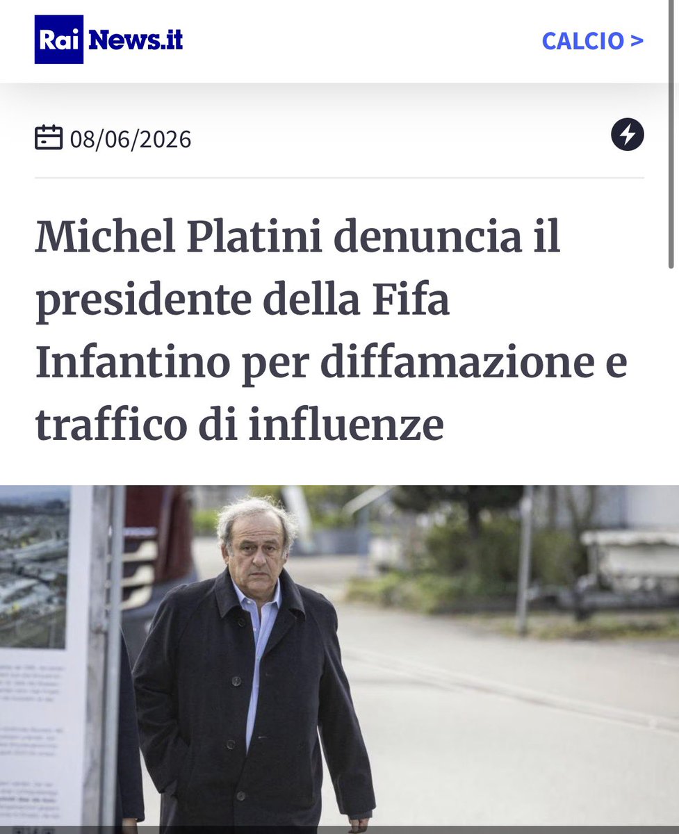 Isidoro74725961's tweet photo. Qualcuno ha provato ad aprirvi gli occhi su Infantino….. https://t.co/hshoTjy71y