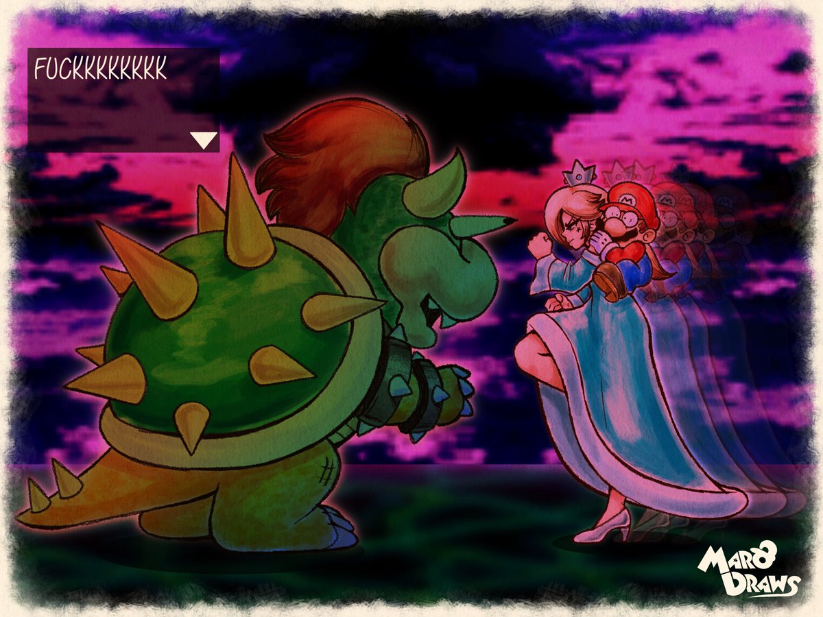 MaroDraws's tweet photo. Casually Messatsu Bowser ⭐️ https://t.co/a6n09UObuM