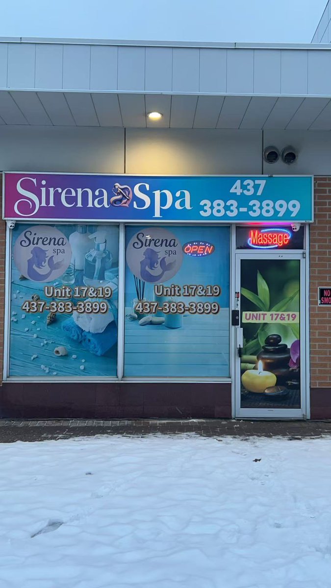 SirenaSpaTo's tweet photo. Your satisfaction is our top priority, at Sirena Spa, we have all new fully renovated facilities, 4 spacious treatment rooms with in-room showers, comfortable sofas, drinks, snacks...
And of course the most beautiful attandends.
Visit our website: https://t.co/zFSSlAeNhP https://t.co/AwvYAbnhzT