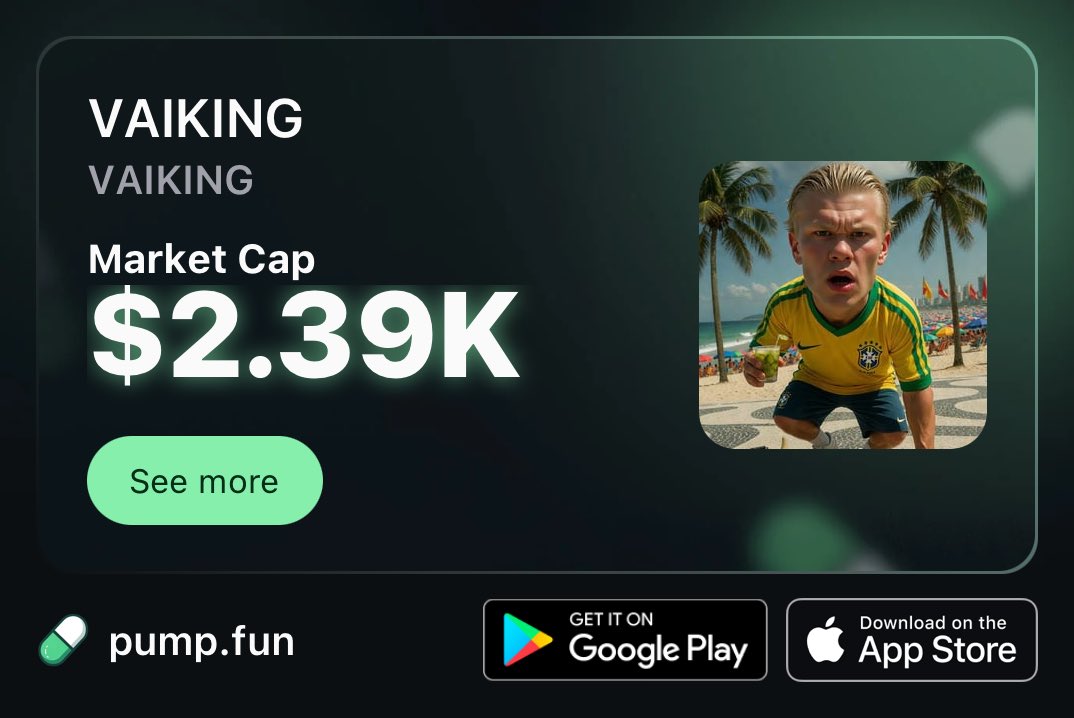 mellogab83's tweet photo. @ofootball__ The Viking discovered samba 🇧🇷⚔️

$VAIKING

Trade: https://t.co/XyxjZpfdYv https://t.co/gdEFXOeM4I