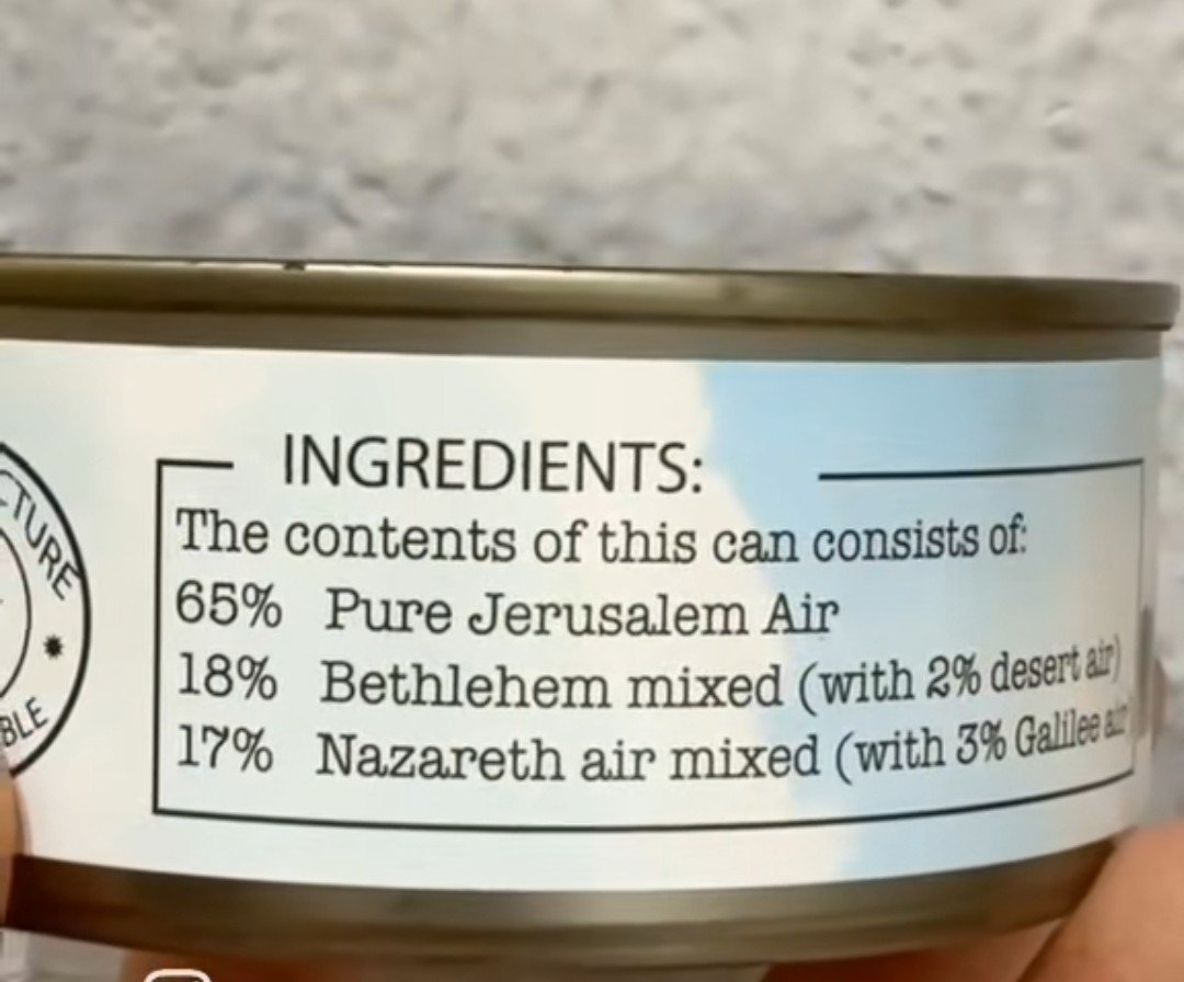 GabrielBuule's tweet photo. Christianity could  be the most bastardised faith in Africa. Now pastors are selling "Holly air" from Jerusalem 😊 https://t.co/yaoUwyrnNf