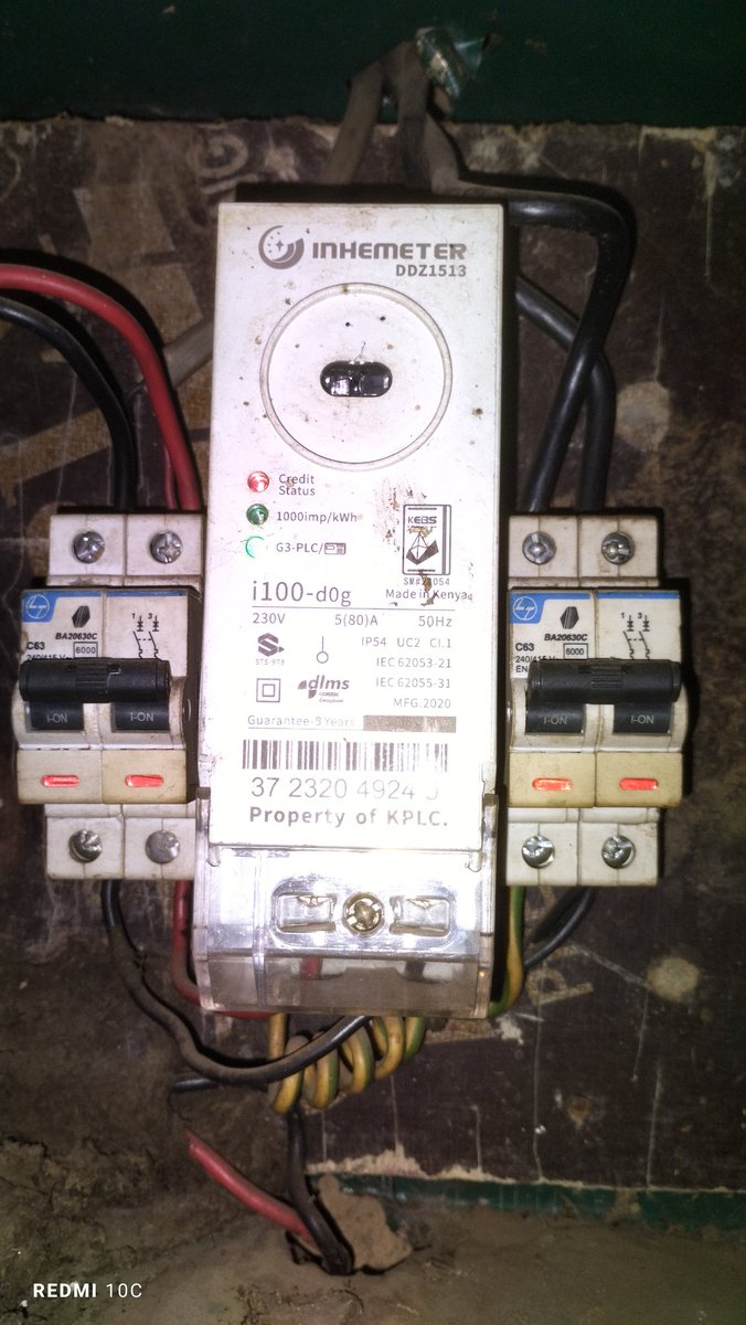 AgroponicsE's tweet photo. "My prepaid meter number 3723204924 has no units left. The INHEMETER Customer Interface Unit powers on, but every time I enter a valid token it displays Err01 (Connection Failed). The CIU is not communicating with the meter. https://t.co/b0BawDGqgI