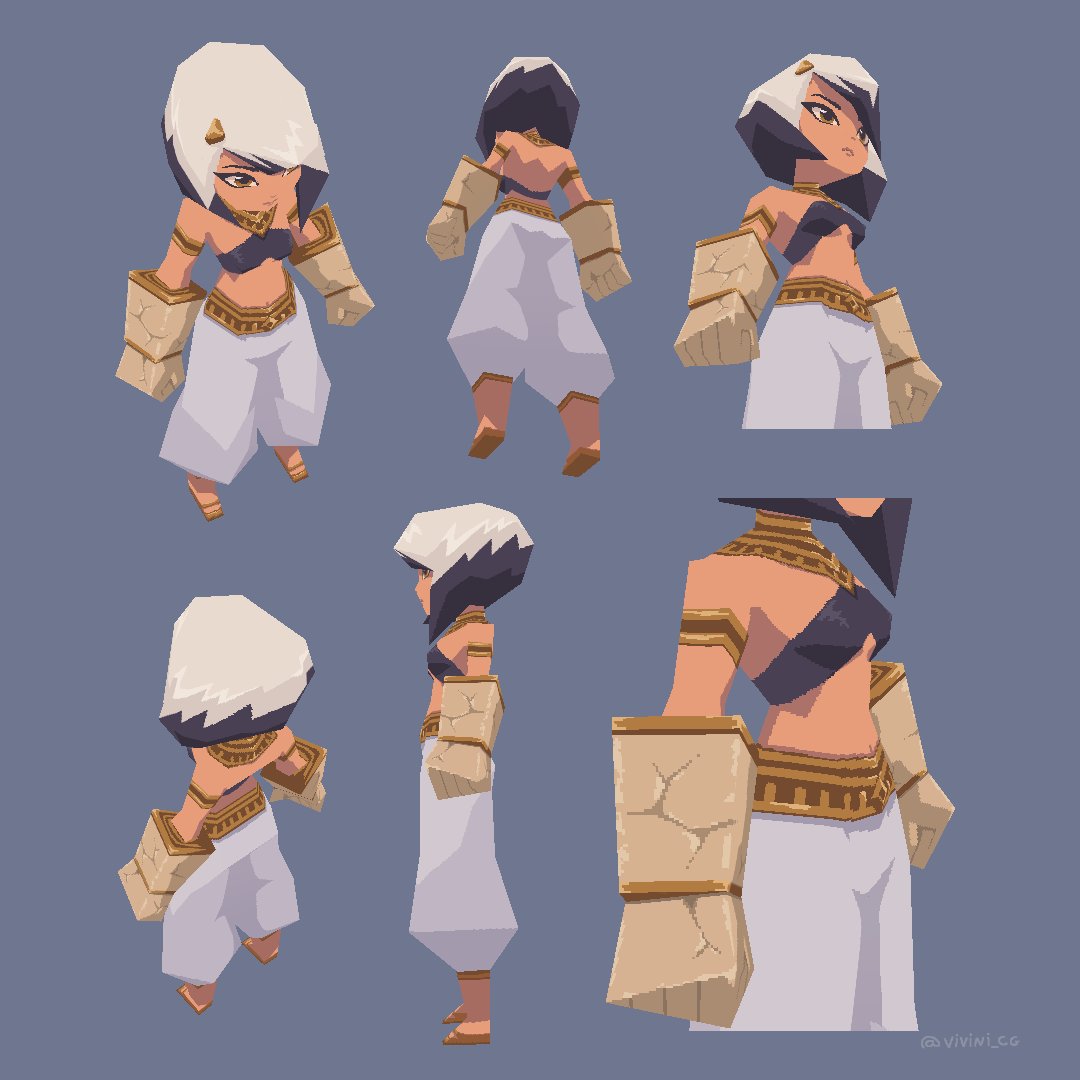 vivini_cg's tweet photo. just moved some vertices around and painted a bit more

kinda looks like a completely different character now, but https://t.co/onQ5e1zalR