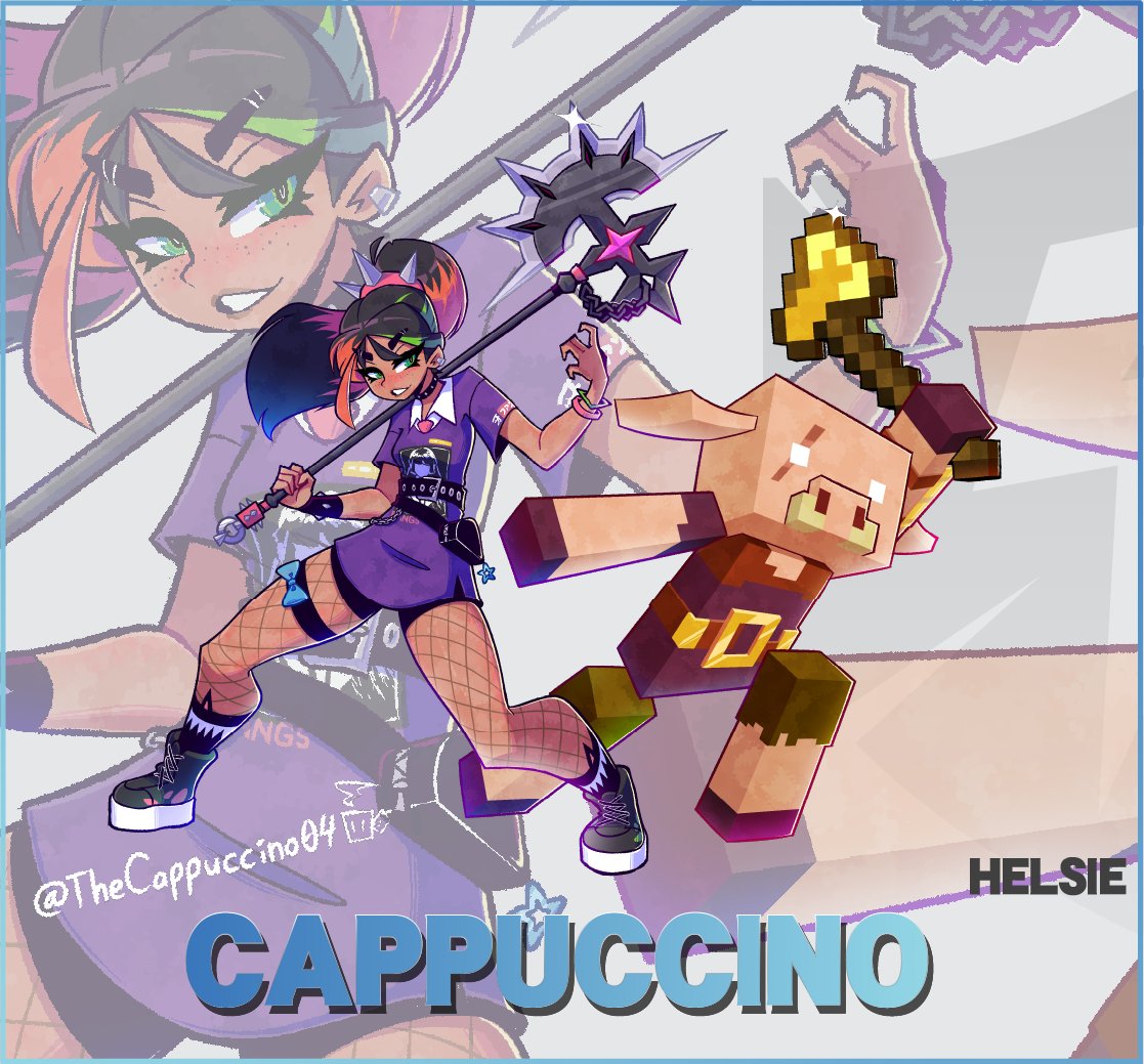 TheCappuccino04's tweet photo. been literal YEARS since I've drawn helsie let alone one rendered like this😭 so happy I got to draw her for this event !!!! https://t.co/AinjKcbjwu