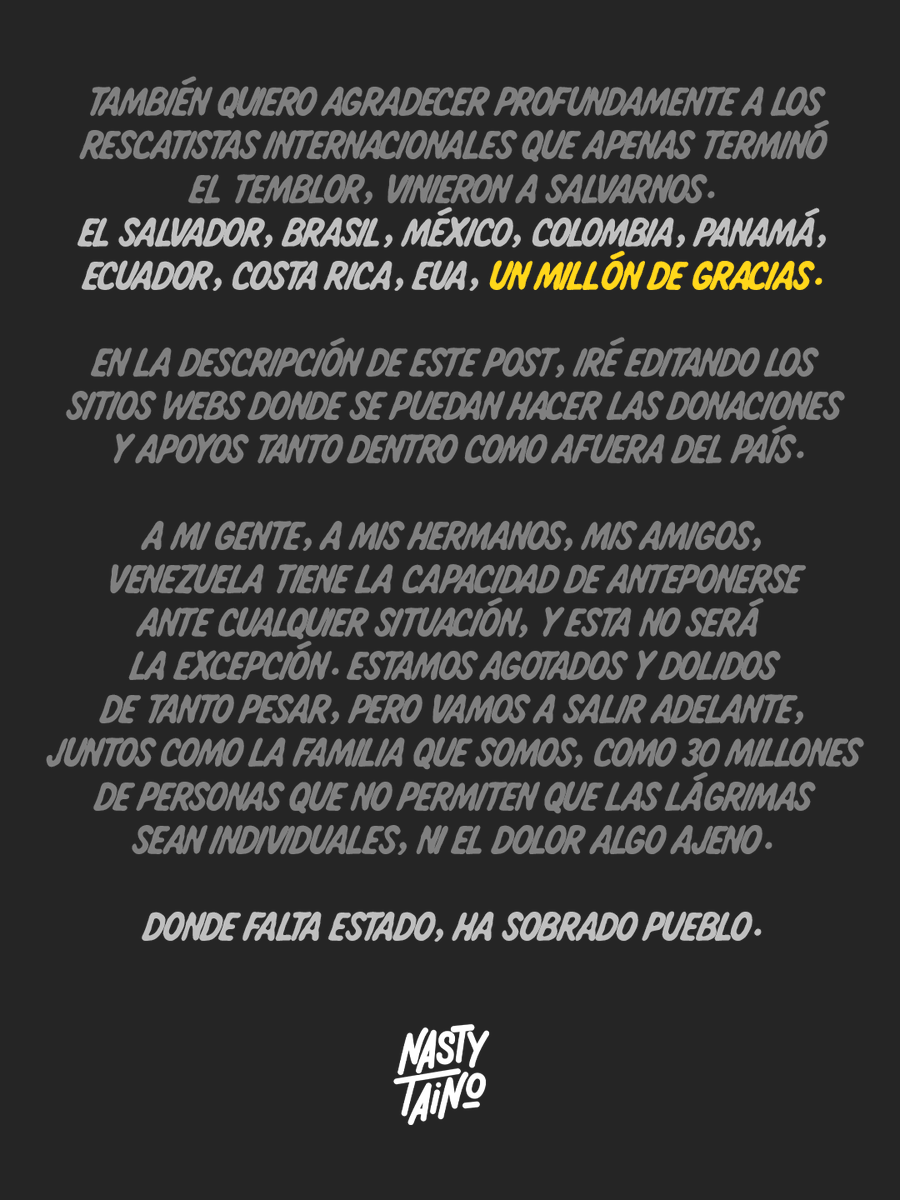 Nastytaino_'s tweet photo. NO DEJEMOS DE HABLAR DE VENEZUELA. https://t.co/dB5tVSKcw7