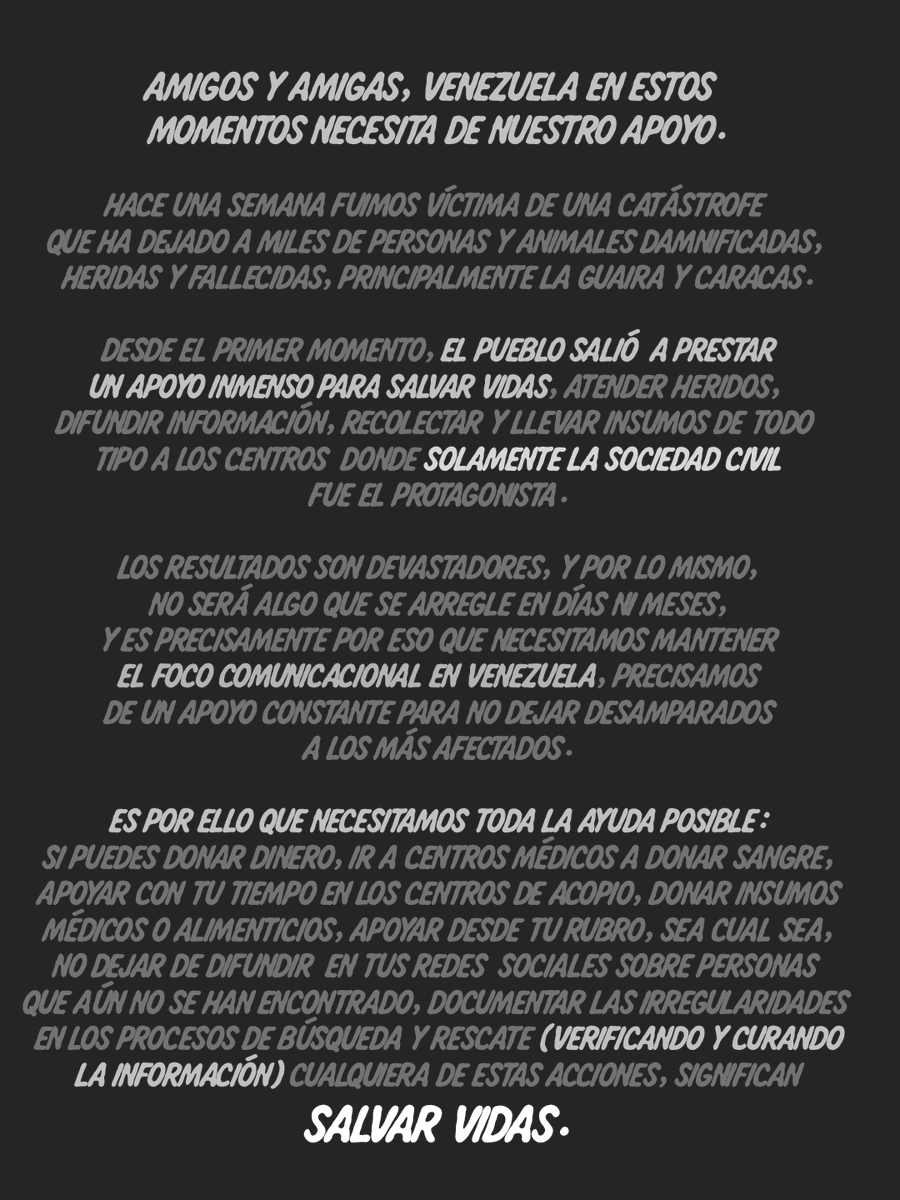 Nastytaino_'s tweet photo. NO DEJEMOS DE HABLAR DE VENEZUELA. https://t.co/dB5tVSKcw7