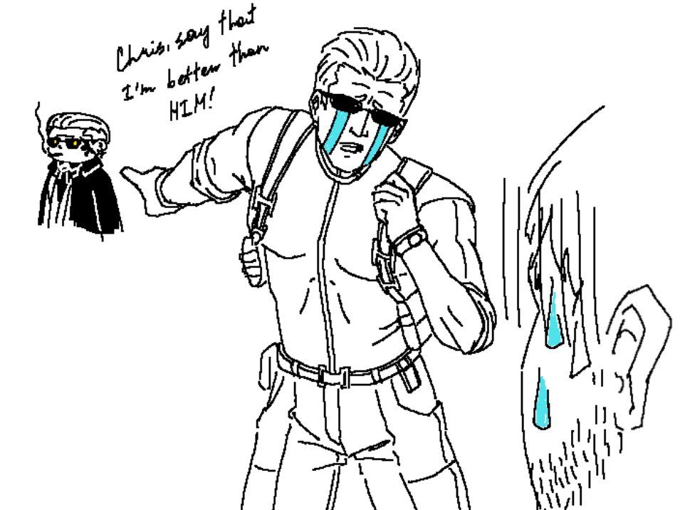 IvoKreis's tweet photo. And Chris broke his heart for the second time 🤭
#ResidentEvil #chrisker #zenfield https://t.co/YhwwN9PmPO