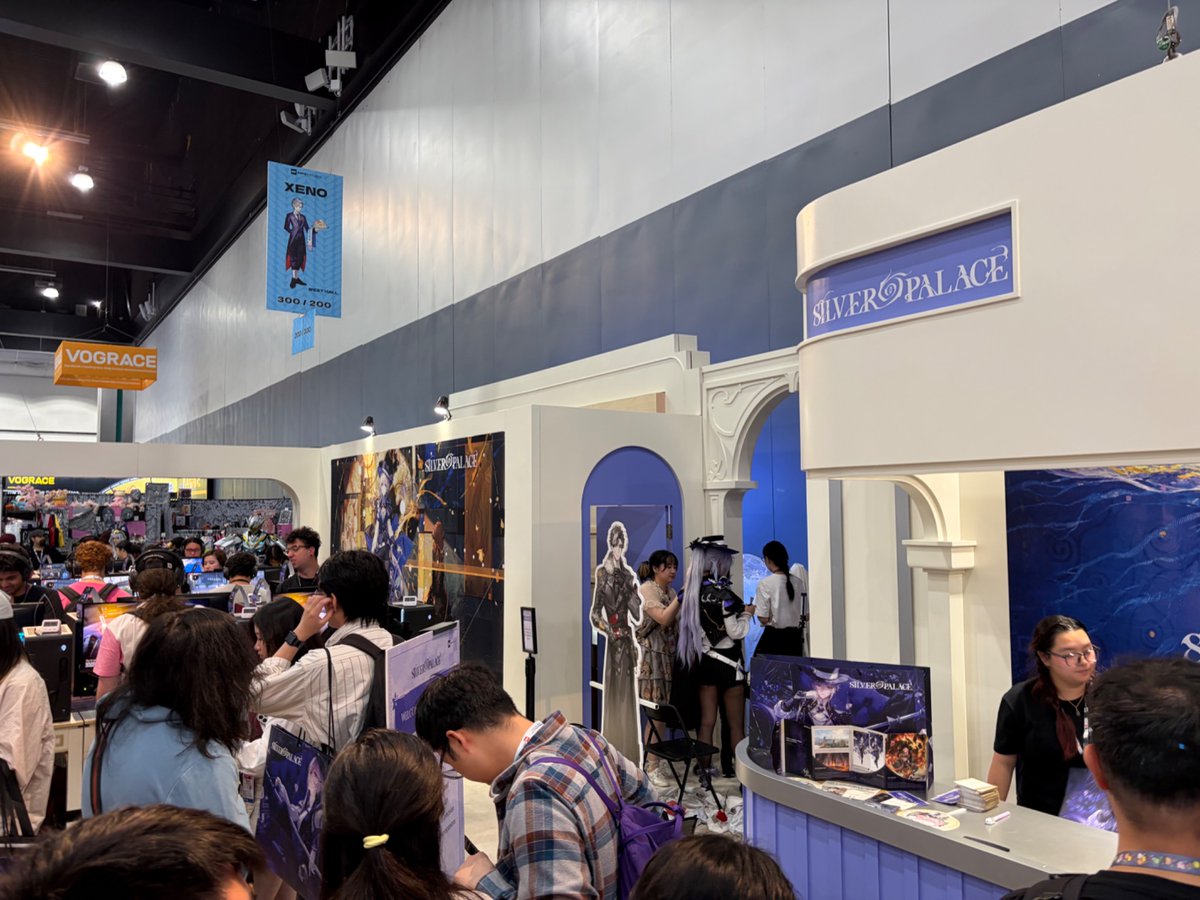 zerahkawami's tweet photo. At silver palace booth and looks interesting gonna give it a shot. #ax2026 #SilverPalace https://t.co/UawPFQuxxc
