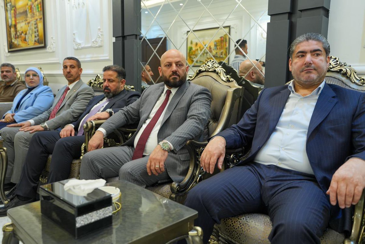 Mahmood_alqiesi's tweet photo. عقدنا اليوم اجتماعاً في الهيئة القيادية لتحالف العزم، بحضور نواب وقيادات التحالف لبحث المستجدات السياسية والملفات الوطنية والتنظيمية.
وأكّدنا تمسكنا بوحدة صف التحالف واستحقاقاته الدستورية، ومواصلة دعم البرنامج الحكومي وتعزيز الاستقرار السياسي والشراكة الوطنية بما يخدم مصالح المواطنين ويعزز أمن العراق واستقراره.