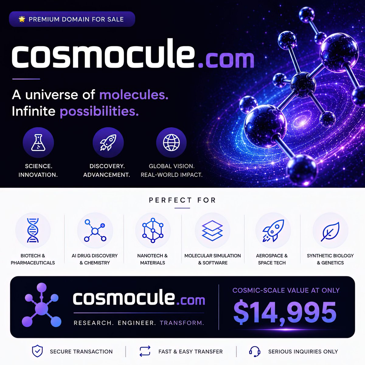 TheDomainDuke's tweet photo. Brand of the Day    
#DomainForSale #domains #domainnames #AI #business #brand 

https://t.co/ep7Kmq8hf4 https://t.co/Vw5eIYIk6K