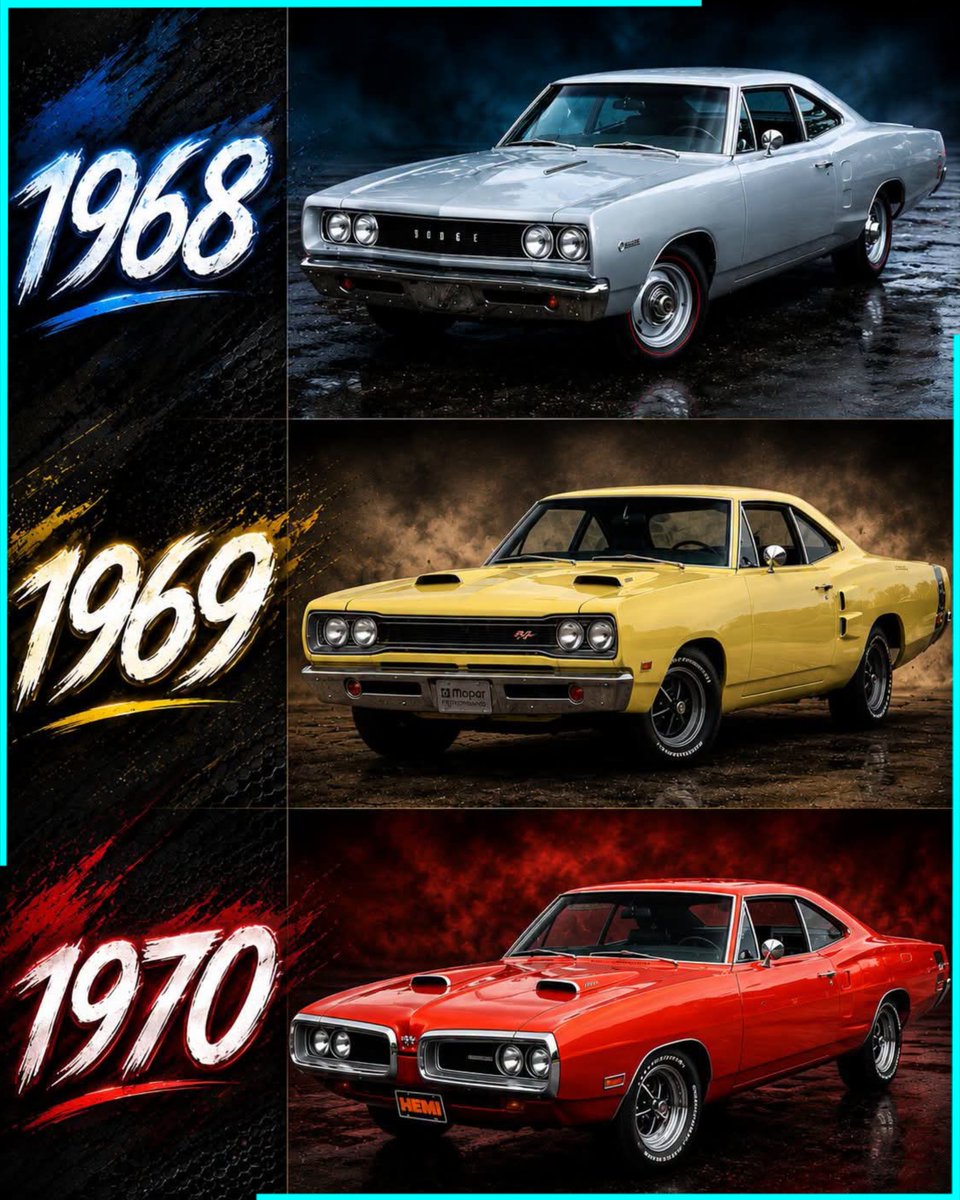 Mopar_Logic's tweet photo. Pick your Super Bee https://t.co/iSeJgZnc35
