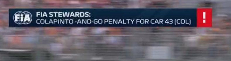 F1BigData's tweet photo. Penalties invented by the FIA in the 2026 season

- Colapinto-And-Go
- 1 Penalty Lap https://t.co/eSNILFxVmN