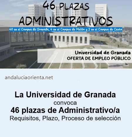 orienta_and's tweet photo. ✅La Universidad de Granada convoca 46 plazas de Administrativo/a: Requisitos, Plazo, Proceso de selección. https://t.co/9PWN76vK2N 

#EmpleoPúblico #UGR #Granada #empleoGranada https://t.co/1Sr7V7DbLX