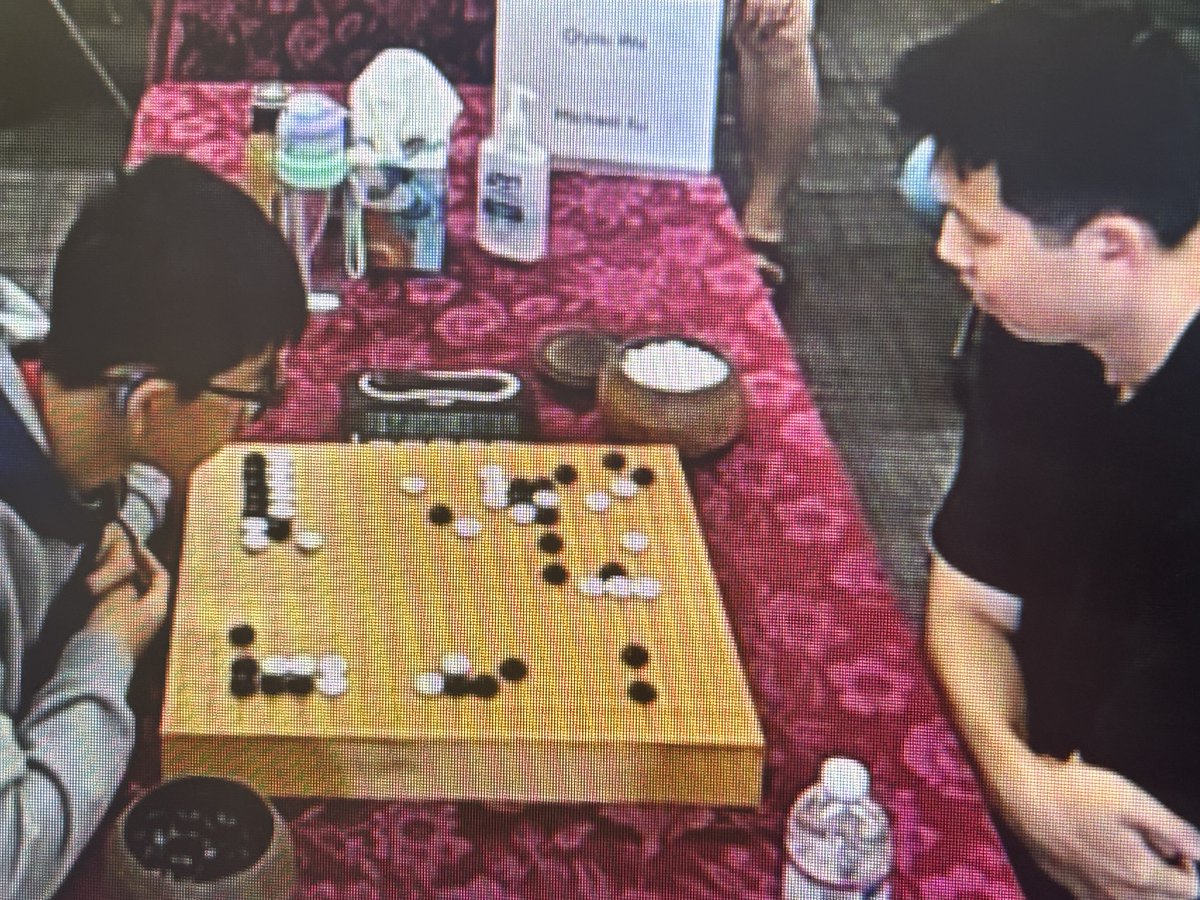 theaga's tweet photo. Qiyou Wu's Rd1 win puts him halfway to '26 ProQual win; can Michael Xu take it to a 3rd game? Tune in at 6p EDT to find out! https://t.co/JeaHea0xji https://t.co/RGXxHgV2SS