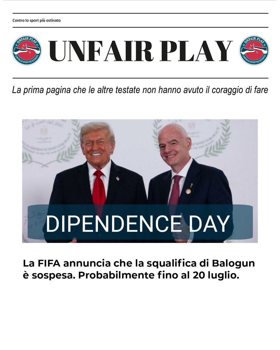 unfair_play's tweet photo. #Mondiali2026 #FIFAWorldCup #Trump https://t.co/4cz7HLCSd4