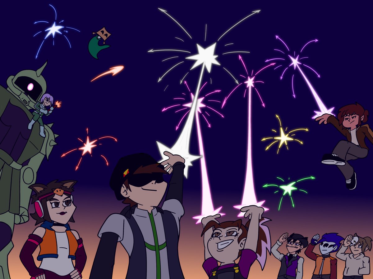 Caio_Soul_7's tweet photo. Happy 4th of July to all of my friends (including those not in the art) @F0XxOfficialTTV @AndyBrawler @vo_nil @ShultzNG @Phantasmalphony @_MrEnder @ShiningCassette @candygirlswaggg https://t.co/UeF2CDdCX9