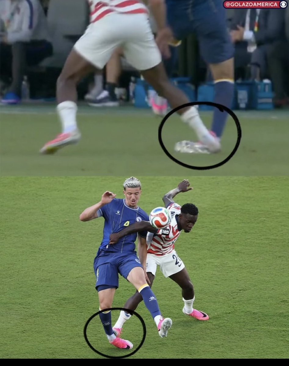 RodrigoS37741's tweet photo. @manlikeJay_i @FabrizioRomano That’s not the issue, the issue is overturning a clearly serious fault play red card to help the host team https://t.co/Agn1qTc4Ex