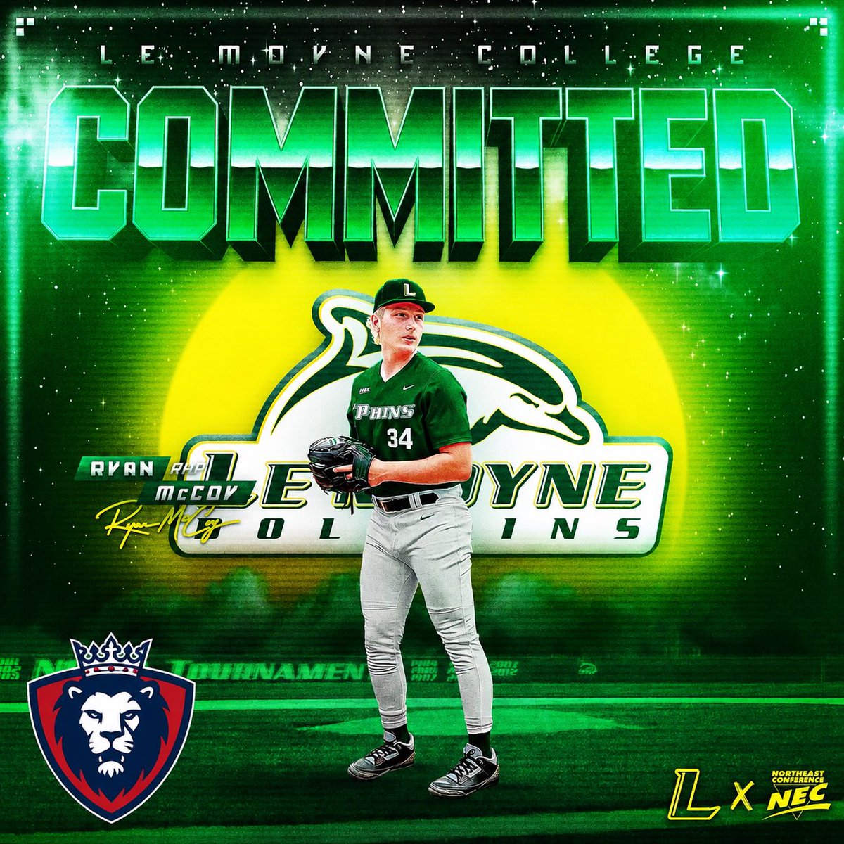 NEPridebaseball's tweet photo. 🚨Commitment Alert 🚨
‘27 RHP Ryan McCoy (Baldwinsville, NY) has committed to LeMoyne College in Syracuse, NY!
Congrats to Ryan & his family!
3 guys off the board in less than a week!
Who’s next…..
#lionsquad #evoarmy #unmatched #anothaone #ourplayersgoplaces https://t.co/2zvfUDK3be