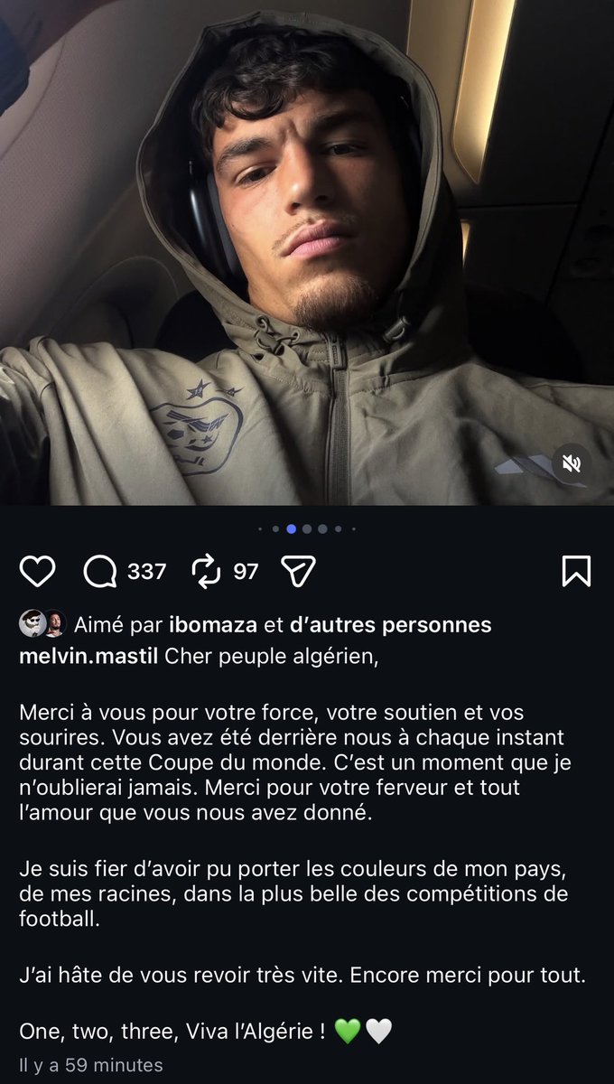 algeriactufoot_'s tweet photo. A jamais Melvin 👋🇫🇷 https://t.co/Gys33QGgxB