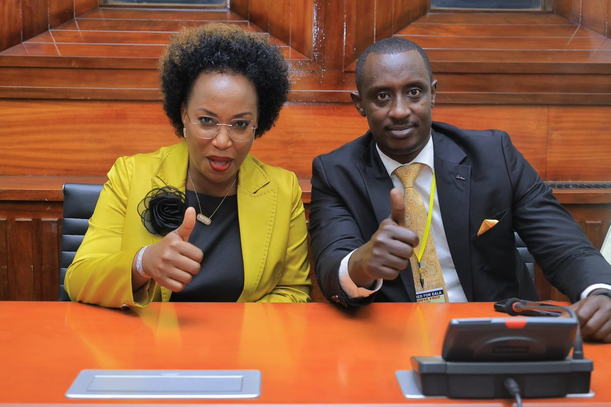 Hon_Anifa's tweet photo. I was delighted to attend the EALA by-election and the NRM Parliamentary Caucus elections.

Congratulations to the winners of both elections. I wish you every success as you embark on this important responsibility and look forward to your dedicated service to our nation.

Hon. Anifa Bangirana 
Minister of State for Health (General Duties)