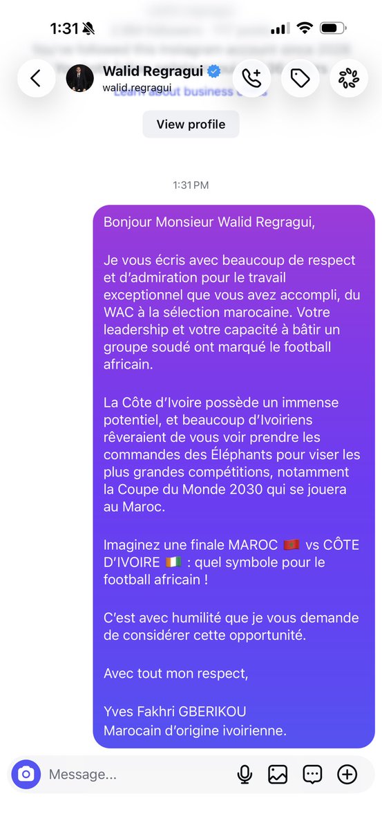 YvoMichael's tweet photo. C’est des maintenant nous devons préparer la prochaine CAN et la COUPE DU MONDE 2030 

L’équipe Nationale est l’affaire de tous 

Vous pensez que c’est un jeu 🇨🇮

Taguez moi le sélectionneur @WalidRegragui6 au max svp https://t.co/SjpL7z68bK
