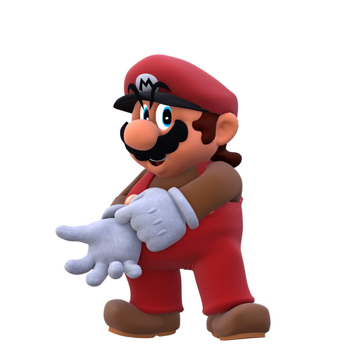datboiiseady's tweet photo. I made a mario model based off his old SMB1 Artwork look using a ref sheet made by @archieanimati0n 

#supermariobros #mario #blender https://t.co/eDQZEzwEHp