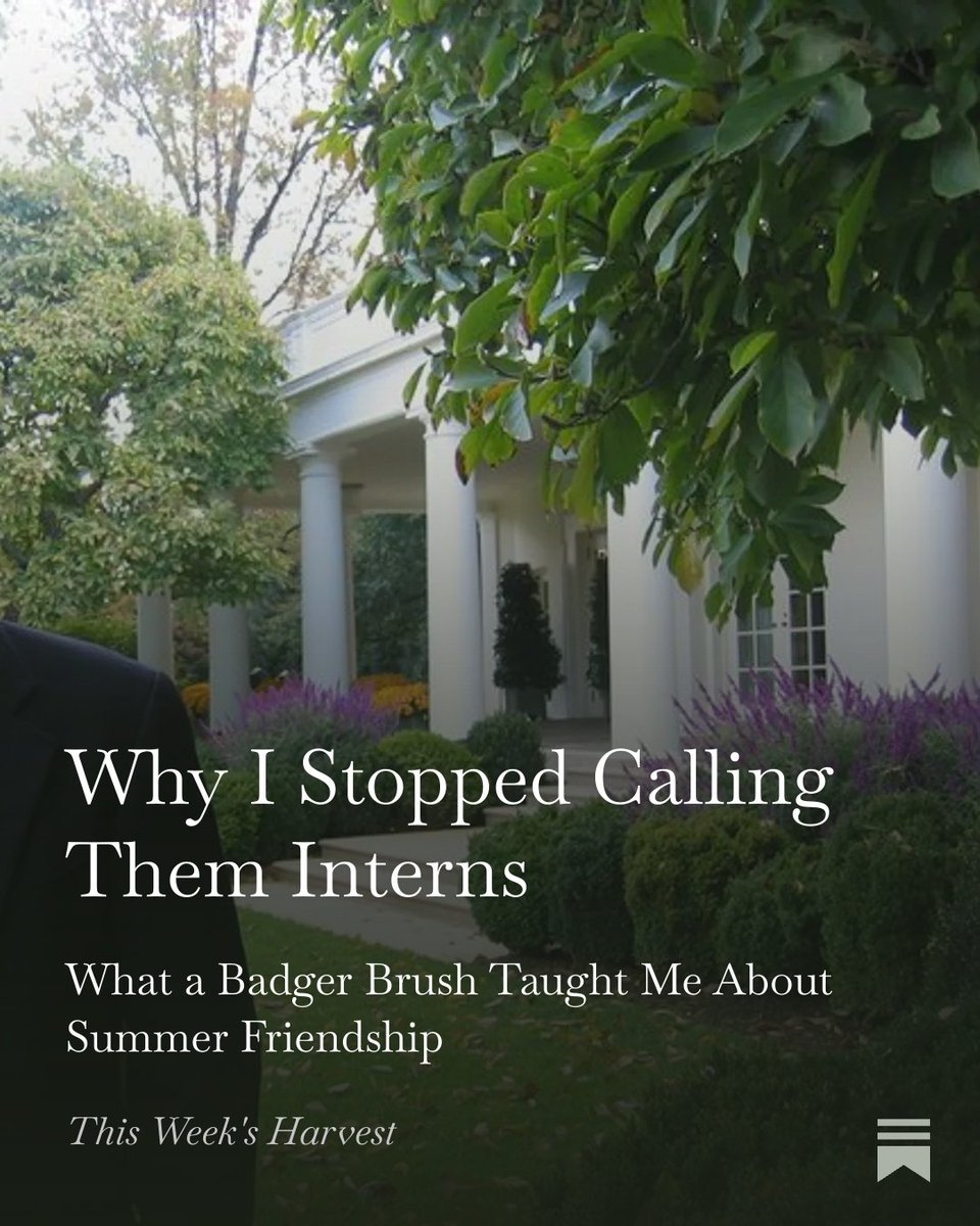 orenfalkowitz's tweet photo. Twenty-five years ago this summer, I had my first internship and the rare privilege of feeling self-important with no real responsibility. 
https://t.co/pWIY0npowI https://t.co/aWBa7FT4bt