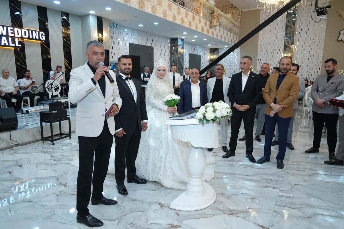 mhpsincan06's tweet photo. İl Başkanımız Sn. Alparslan Doğan, İl Yönetim Kurulu Üyelerimiz,İlçe Başkanımız Sayın Mesut Genç, Yenimahalle İlçe Başkanımız Sn. Hüseyin Altınok ve Keçiören Belediyesi MHP Meclis Üyemiz Sn. Tekin Doğan, Koçak ailesinin kıymetli kızı Melike Hanım ile Ünlü ailesinin kıymetli oğlu Sefa Bey’in nikah merasimine katılarak mutluluklarına ortak oldular.

Koçak ve Ünlü ailelerini tebrik ediyor, Melike Hanım ile Sefa Bey’e bir ömür boyu sağlık, huzur ve mutluluk diliyoruz.