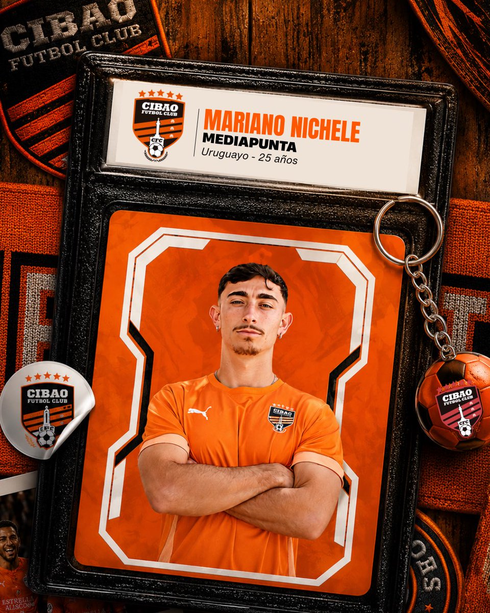 CibaoFC's tweet photo. 🇺🇾🟠 ¡Bienvenido al Naranja!

Mariano Nichele se une a Cibao FC para reforzar nuestro ataque de cara a los grandes desafíos de esta temporada. Con experiencia en Uruguay e Italia, el atacante llega para aportar velocidad, creatividad y desequilibrio en el frente ofensivo. https://t.co/sTwPbcqkgq