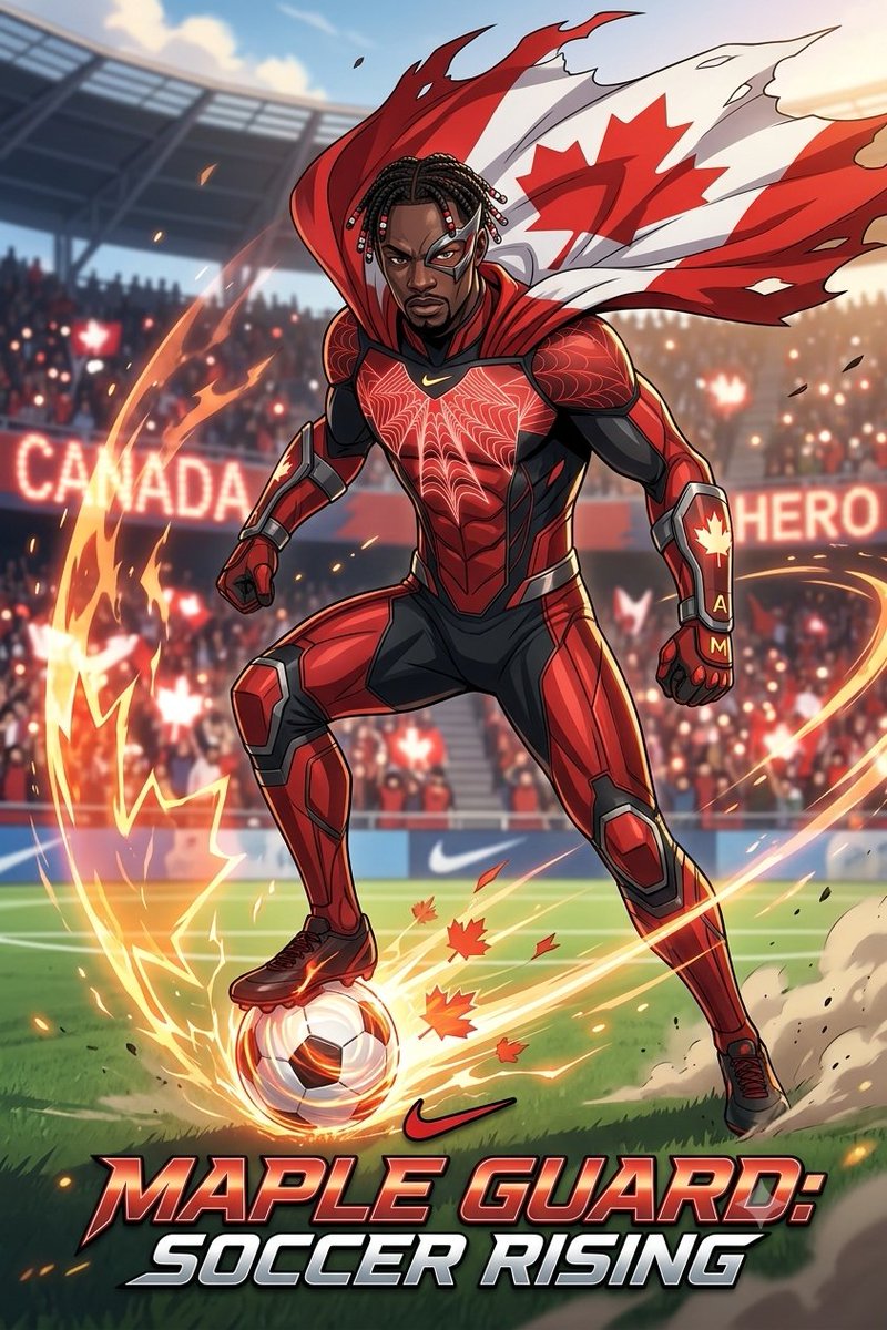 leafschirp's tweet photo. Promise David Anime Super Hero.  #CanMNT https://t.co/iJgS2SBGEJ