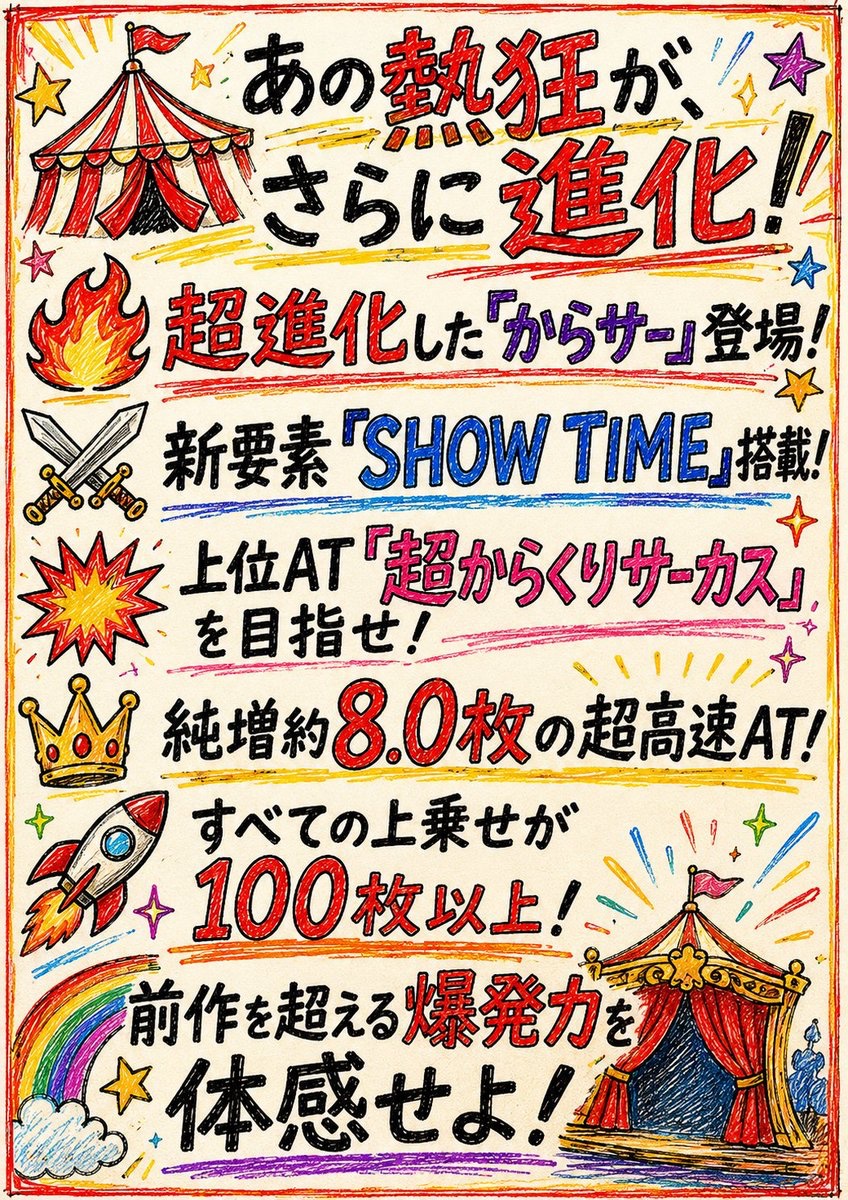 続き 最大の魅力は進化した 出玉システム🪎 新要素となる「SHOW TIME