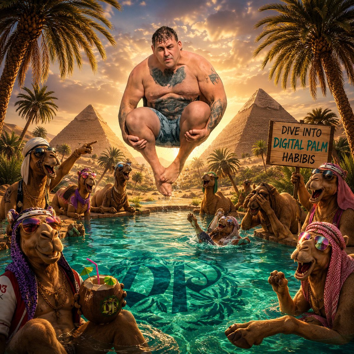 jforcejr84's tweet photo. Dive into the Digital Palm Oasis habibis before it’s too late 🌴💧⚡ 🐫 
@DigitalPalm @CoreBitCamels is already at 91% minted — NFTs that bring monthly rewards are moving fast 👀 🥵 

Don’t just watch the simulation… cannonball into it fam 🌊 😉 

#XRPCommunity https://t.co/AS8YAFUIJm
