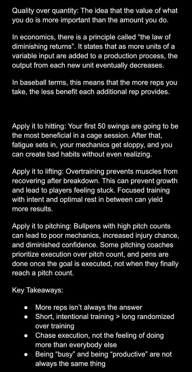 RileyBender7's tweet photo. Everyone talks about “quality over quantity” but what does it really mean? https://t.co/EHCRZ4RvfA