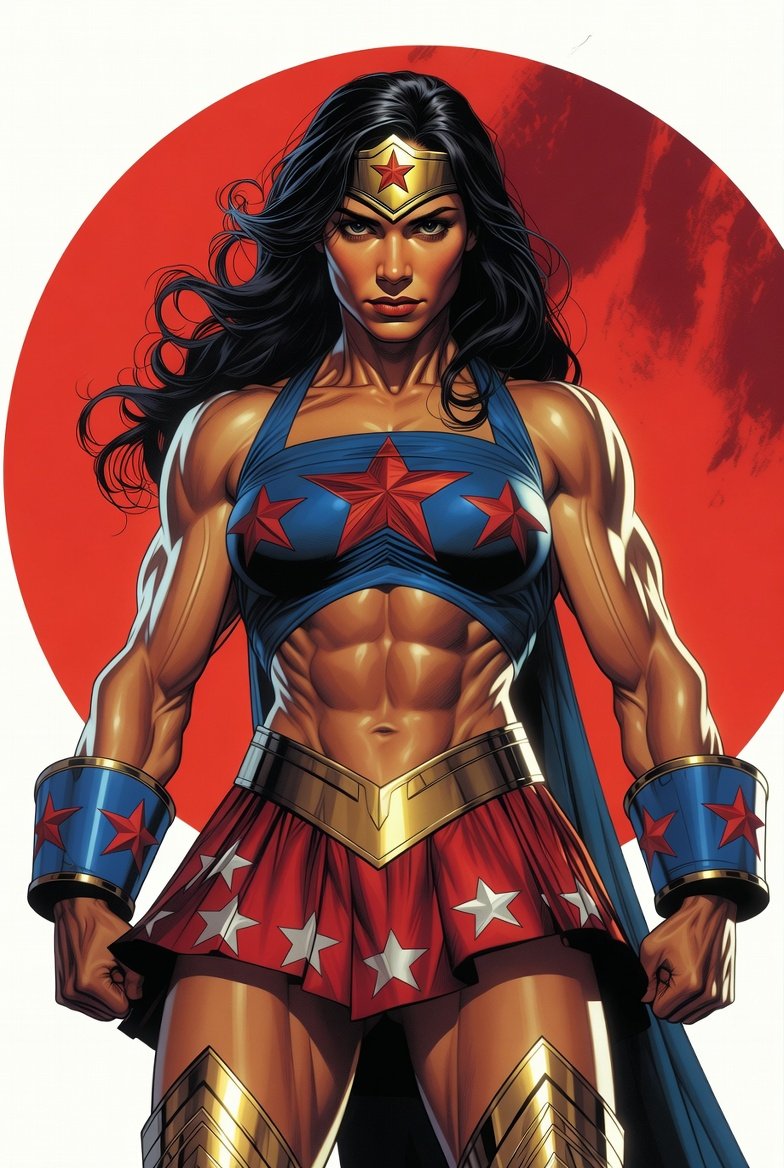 Shruti_k001's tweet photo. #wonderwoman #comics #ai #grok https://t.co/xyXDTkQXkE