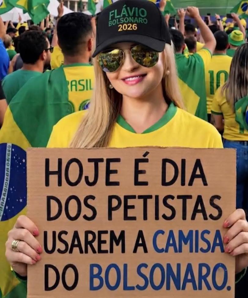 deljipa's tweet photo. Diz de petista usar a camisa do Bolsonaro.

Chora jumentada. https://t.co/Kpi98FeuJ5