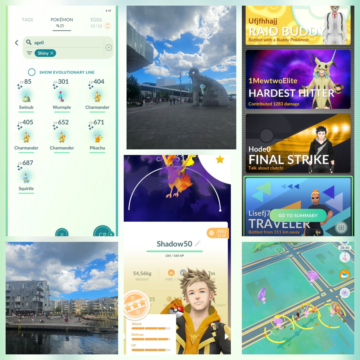 jenssen_lise's tweet photo. Awesome day in Oslo! ✨
Golden Lures, plenty of raids, shiny catches, and I maxed out another Shadow Moltres. 🔥
Now it's football time. Come on, Norway! 🇳🇴⚽ HEIA NORGE
#pokemongo #lures #shinys #raids #football #Norway https://t.co/UILVbwhrry