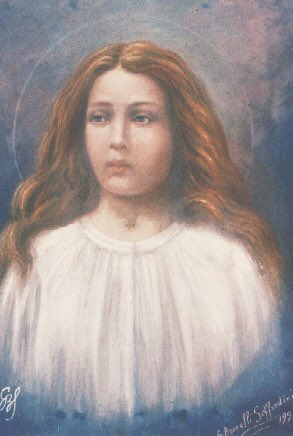 LahoudAS's tweet photo. 6 تمّوز : عيد القدّيسة ماريّا غوريتي

July 6 : Feast of St. Maria Goretti (16 October 1890 - 6 July 1902)

اللوحة للرسّام الإيطالي 
Giuseppe Brovelli Soffredini
(1863-1936) رَسمها سنة1929

#maria_goretti
#بيروت #لبنان #ماريّا_غورتي https://t.co/NuQ3l2uaOr