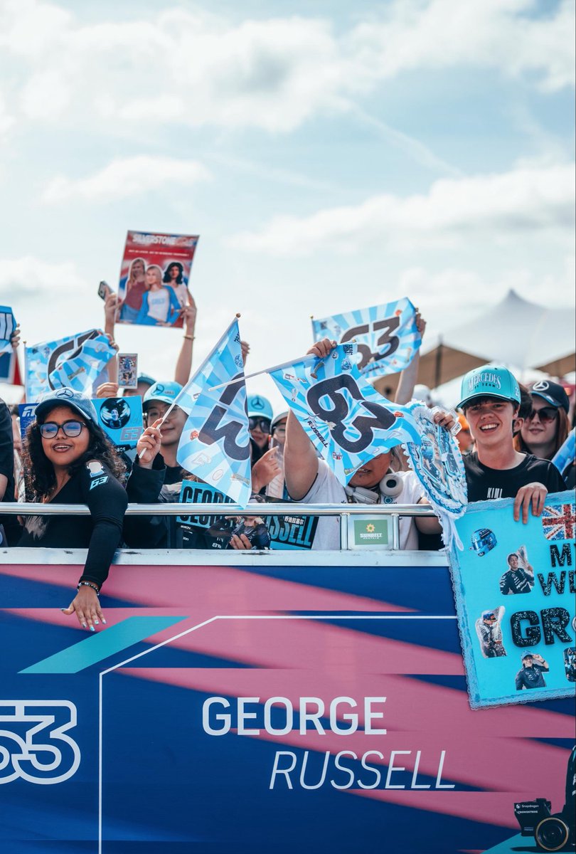 George Russell tweet media