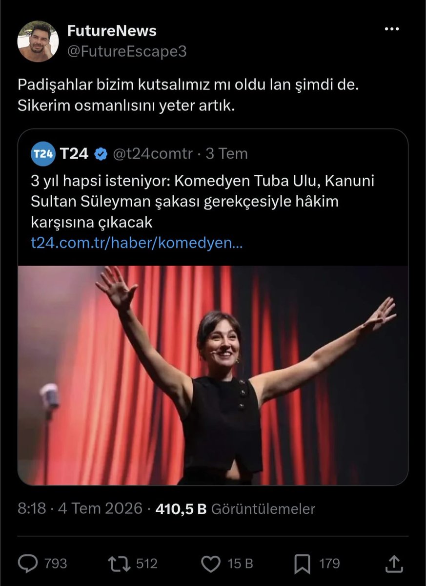 osmanoglu_79's tweet photo. MUKADDESATIMIZA KORUMA KANUNU İSTİYORUZ!

Aziz Milletimiz,

Son günlerde ecdadımızı, Devlet-i Aliyye-i Osmaniyye'nin sultanlarını hedef alan ağır hakaret ve küfürler, milletimizin tarihine ve ortak hafızasına yapılmış açık bir saldırıdır.

Osmanlı Hanedanı'nın Türkiye'de yaşayan mensupları olarak, ecdadımıza yönelik bu seviyesiz ifadelerin cezasız kalmaması adına gerekli hukuki süreçlerin başlatıldığı kamuoyuna saygıyla duyurulur.

Hiç kimse; ifade özgürlüğü kisvesi altında bir milletin tarihine, devlet büyüklerine ve manevi değerlerine hakaret etme hakkına sahip değildir. Hukuk; nefret söylemini, alenen hakareti ve toplumsal huzuru bozan fiilleri görmezden gelemez.

Bugün mesele yalnızca Osmanlı Hanedanı değil; mesele aziz milletimizin tarihine, şerefine ve mukaddesatına sahip çıkma meselesidir.

Mukaddesatımıza ve tarihî şahsiyetlerimize yönelik hakaretlerin önüne geçecek, caydırıcı bir "Mukaddesatı Koruma Kanunu"nun hayata geçirilmesi artık zaruri bir ihtiyaçtır.