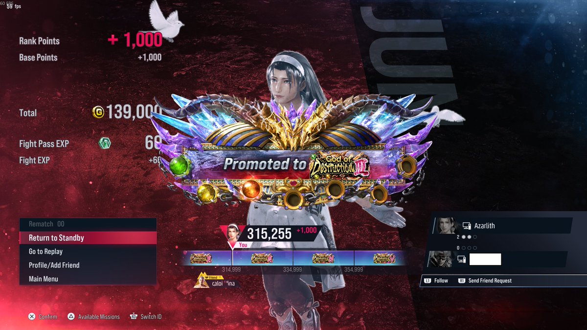 Azarlith's tweet photo. We're still climbing! #Tekken #T8 #T8_Jun #Jun_Kazama https://t.co/HHcVUZ7qs9