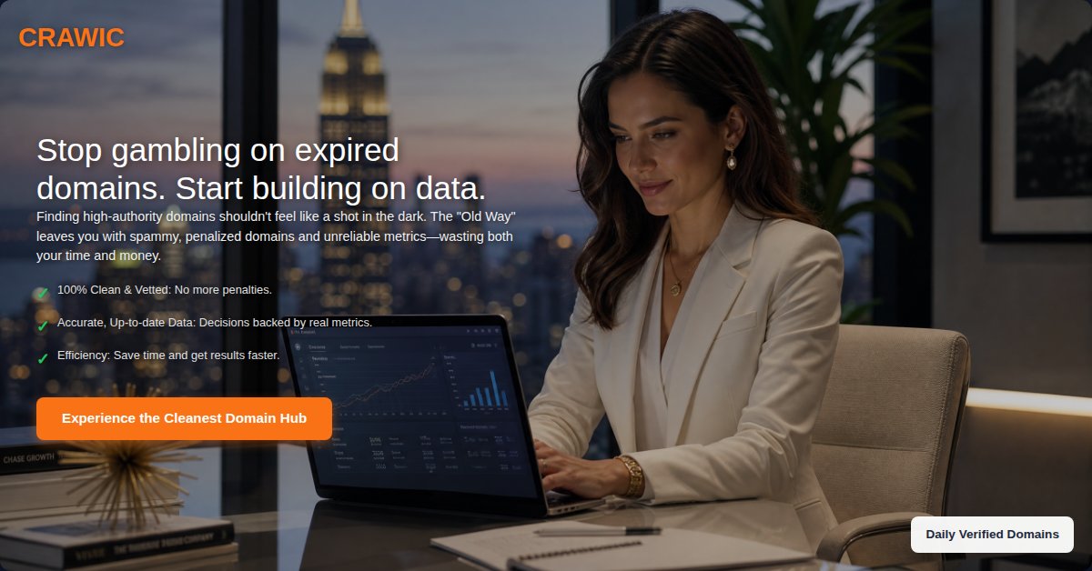 crawicdomain's tweet photo. Why?
✅ 100% Clean &amp; Vetted: No more penalties.
✅ Accurate, Up-to-date Data: Decisions backed by real metrics.
✅ Efficiency: Save time and get results faster.
✅ Verified Quality: You only pay for what works.
Ready to upgrade your domain strategy? https://t.co/UxEitgcScR https://t.co/AlfmP60b6X