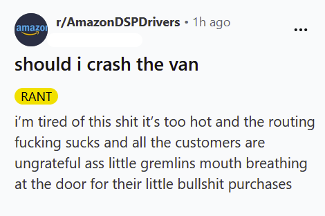 PhxInsurgent's tweet photo. True story: I was working for a transportation company and we all got called in from our shifts for a meeting that we knew would be layoffs; on the way in, one of the drivers deliberately crashed her work van. https://t.co/YBnFGx4dGO