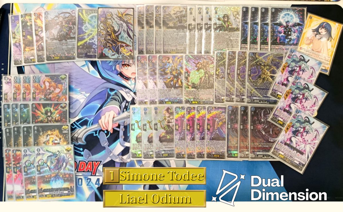 DualDimensionCA's tweet photo. 🥇 @SimonTodee - Liael Odium 
🥈 Stedex95 - Zerith 
🥉 @MauroMurgia17 - Youthberk Fantome 
🏅 S_Cripta - Zorga Fantome 

#VGTopDecks
#VGTopDeck https://t.co/hpEI0Ioxj4